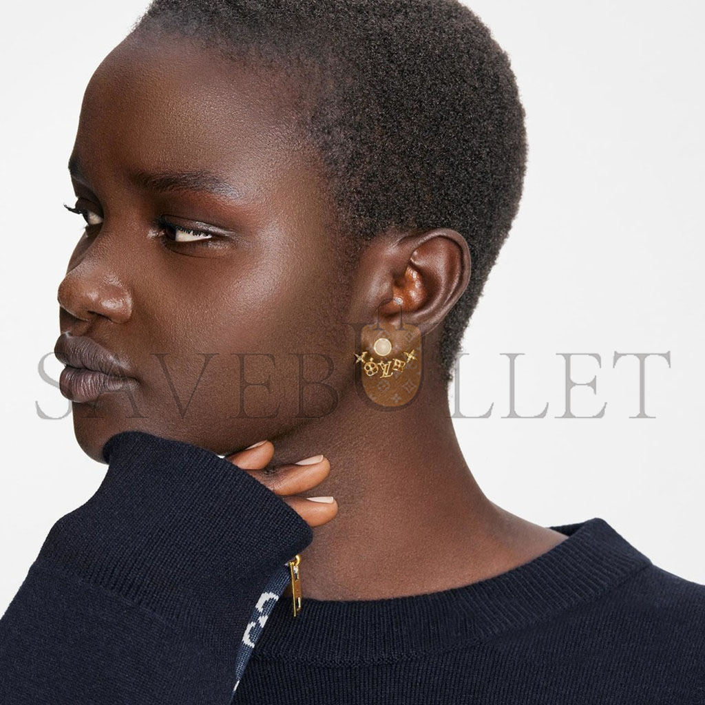 l**is V*t*n metal cruiser earrings gold m00601